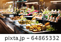 Cuisine Culinary Buffet Dinner Catering Dining Food Celebration Party Concept. 64865332