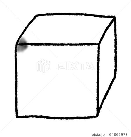 白い四角のイラスト素材