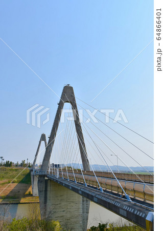 内灘大橋　サンセットブリッジ内灘　内灘町 64866401