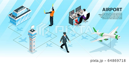 Airport Infographics Illustration Airport Infographics Illustration 64869718