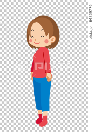 A smiling young woman A smiling young woman 64869776