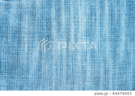 Close up image of blue denim jeans 64870083
