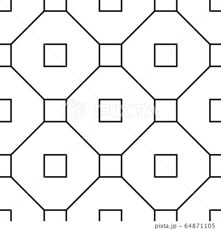 日本の伝統模様 64871105