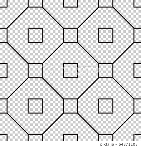 日本の伝統模様 64871105