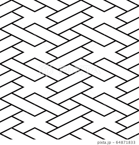 日本の伝統模様パターン 64871833