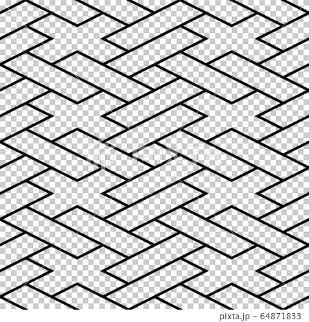 日本の伝統模様パターン 64871833