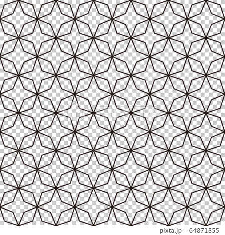 日本の伝統模様パターン 64871855
