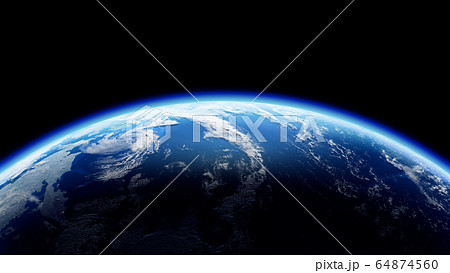 地球 宇宙 太陽 スペース 世界 ワールド グローバル 3d イラスト 背景 バックグラウンドのイラスト素材