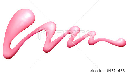 イラスト素材 リップ グロス lip gloss ピンク イラスト素材 リップ グロス lip gloss ピンク 64874628