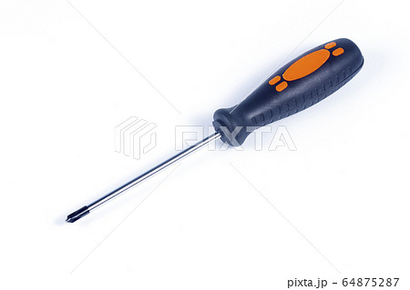 Yellow and black screwdriver 64875287