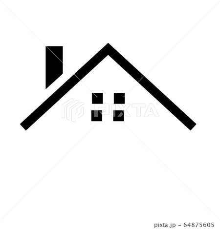house roof icon on white background. flat style. Property and Construction icon for your web site design, logo, app, UI. house symbol. roof sign.  64875605
