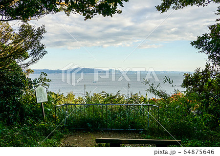 浦賀 明神山から浦賀水道・房総半島の眺め 64875646