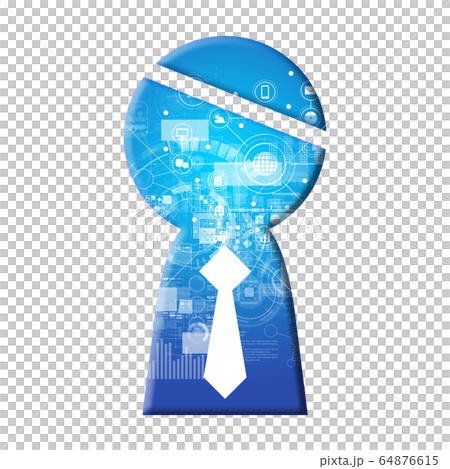 Blue icon series 64876615