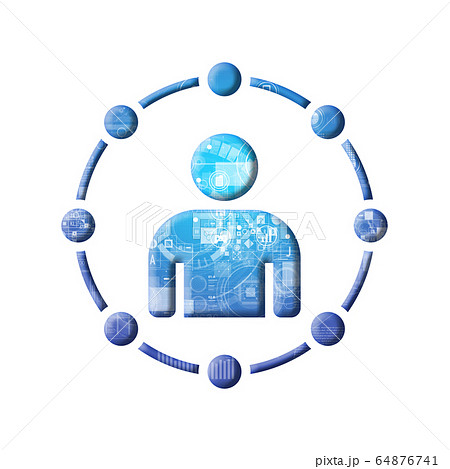 青　アイコンシリーズ 64876741