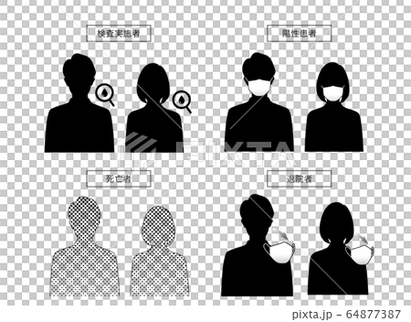 Infectious disease illustration set 64877387