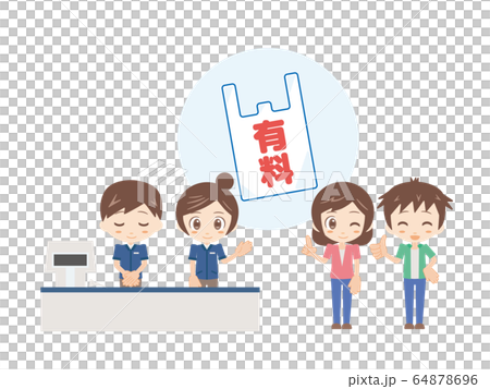 人物＿レジ＿エコの提案 64878696