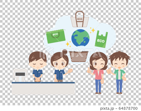 人物＿レジ＿エコの提案 64878700