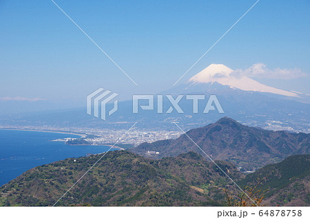 伊豆　葛城山山頂からの眺め 64878758