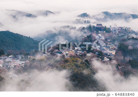 吉野山 雲海 吉野山 雲海 64883840
