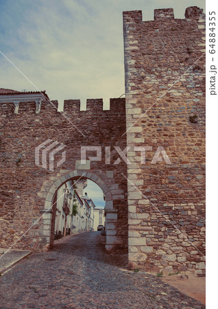 Arch of Santarem, a gateway at the Castle of Estremoz Arch of Santarem, a gateway at the Castle of Estremoz 64884355