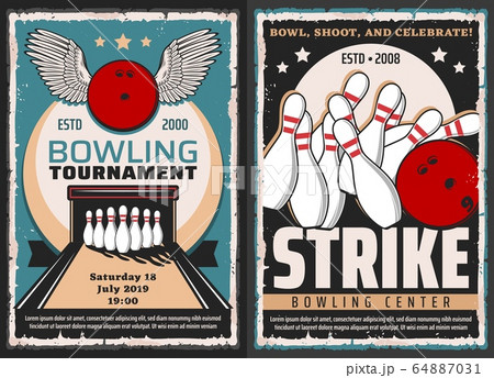 Bowling center entertainment game tournament 64887031