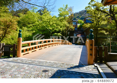 山中温泉　こおろぎ橋 64889072