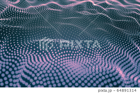 Abstract background. Molecules technology with 64891314