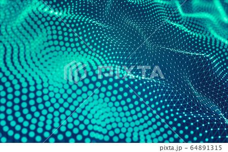Abstract background. Molecules technology with Abstract background. Molecules technology with 64891315