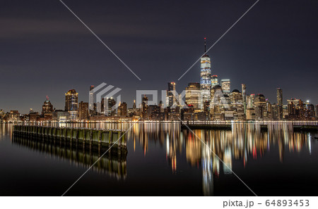 New York City Skyline at Night  New York City Skyline at Night  64893453
