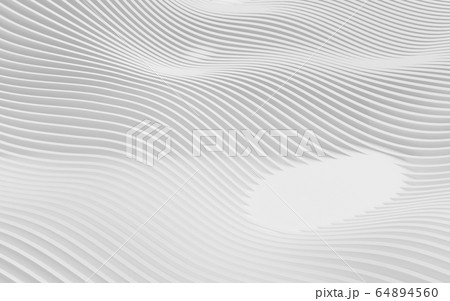 Abstract Curved Shapes. White Circular Background. Abstract Curved Shapes. White Circular Background. 64894560