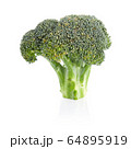 Fresh Broccoli Isolated on White Background 64895919