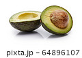 Avocado Isolated on White Background 64896107