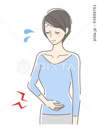 お腹が気になる女性 64898761