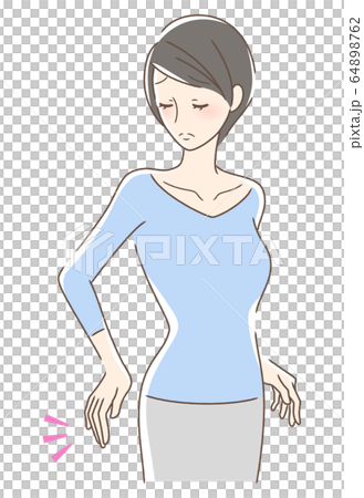 お尻が気になる女性 64898762