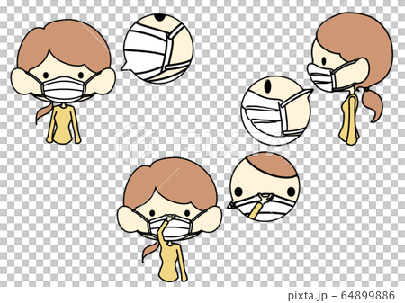 How to put on a mask How to put on a mask 64899886