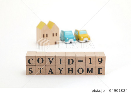 COVID-19 Stay Home イメージ COVID-19 Stay Home イメージ 64901324