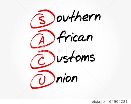 SACU - Southern African Customs Union acronym 64904221