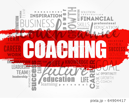 COACHING word cloud collage 64904417