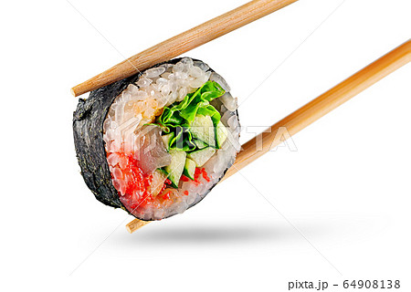 Roll spicy lollo-Ross with chopsticks 64908138