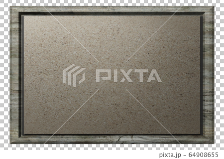 背景 コルクボード 木製 透過素材のイラスト素材