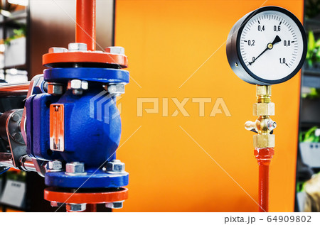 high pressure gauges installed on a water or gas high pressure gauges installed on a water or gas 64909802