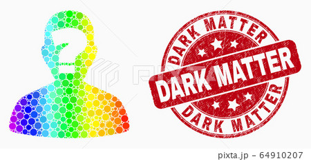 Vector Spectral Pixel Unknown Person Icon and Distress Dark Matter Seal Vector Spectral Pixel Unknown Person Icon and Distress Dark Matter Seal 64910207