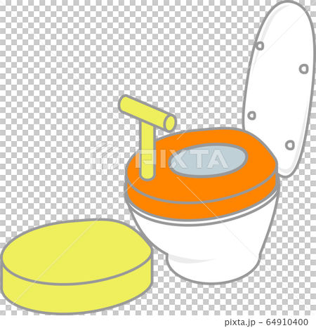 トイレと踏み台付きおまる・補助便座 64910400