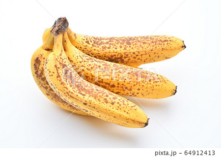 シュガースポットの出たバナナ。 シュガースポットの出たバナナ。 64912413