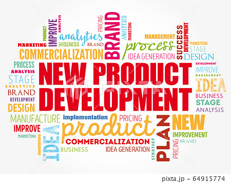 New product development word cloud collage New product development word cloud collage 64915774