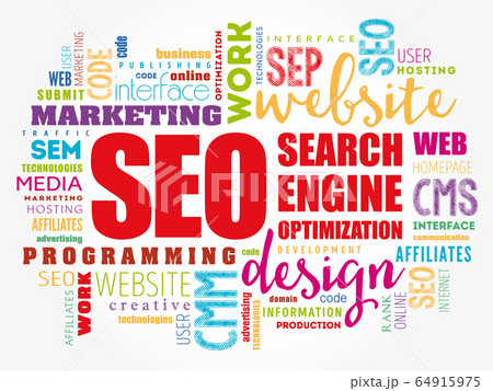 SEO (Search Engine Optimization) word cloud SEO (Search Engine Optimization) word cloud 64915975