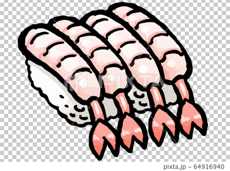 Shrimp sushi 64916940