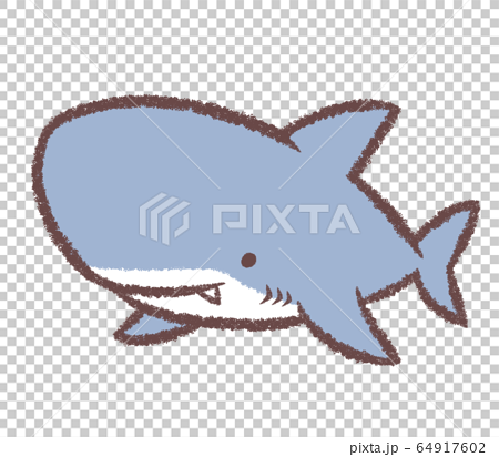 サメのイラスト素材 [64917602] - PIXTA