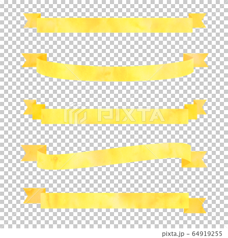 Obi ribbon yellow - Stock Illustration [64919255] - PIXTA