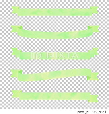 Obi ribbon green - Stock Illustration [64919341] - PIXTA